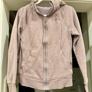 Lululemon Athletica Scuba Zip Up Light Purple Hoodie size 6